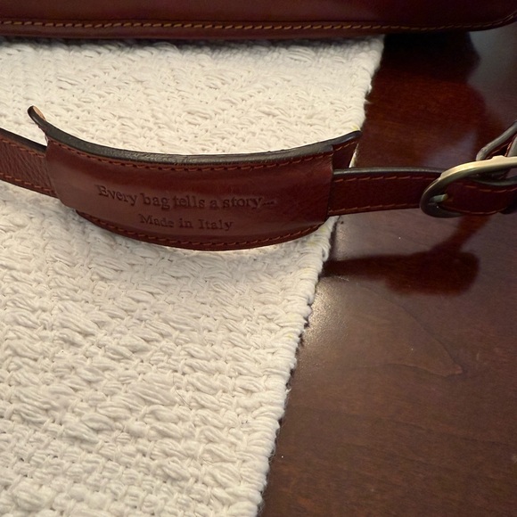 Brown Leather Men's Bag FLOTO - Picture 5 of 14
